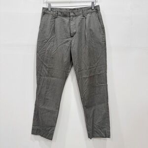 Club Monaco Pleated Gray Tencel Lyocell Cotton Ankle Pants Size 31